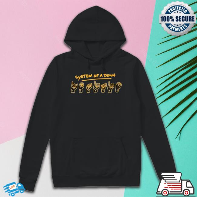 System Of A Down Merch System Hand Shirt System Of A Down Merch System Hand Shirt