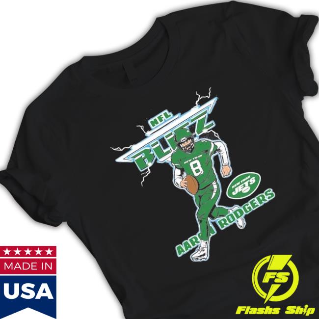 Lids Aaron Rodgers New York Jets Homage Blitz Graphic T-Shirt