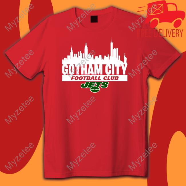 Robert Saleh Gotham City Football Club New York Jets Long Sleeve Shirt