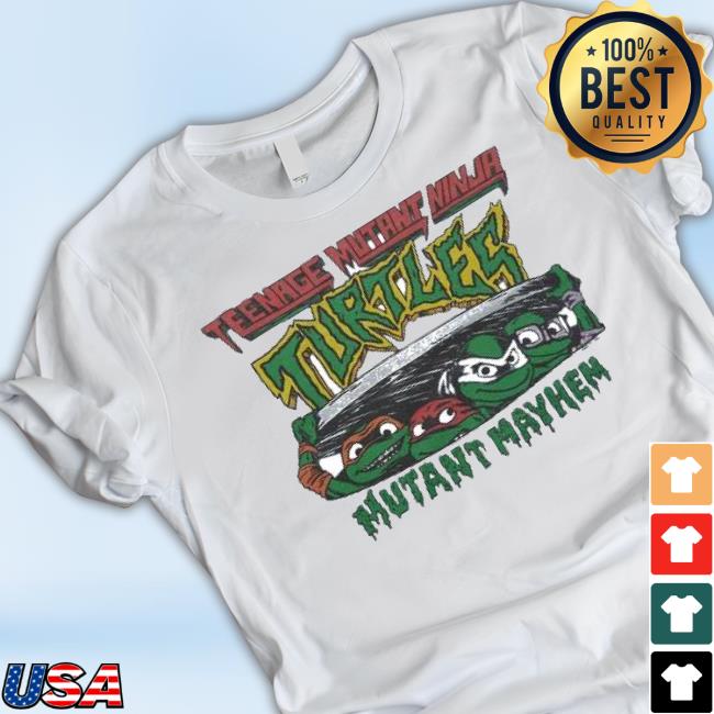 Tmnt Mutant Mayhem Retro Nickelodeon Ninja Turtles T-shirt