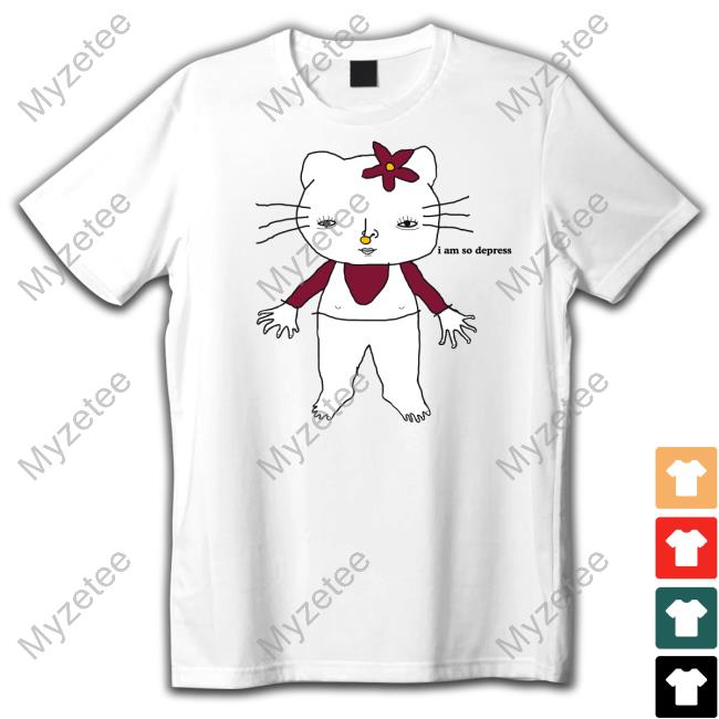 I Am So Depressed Hello Kitty shirt, hoodie, sweater, long sleeve and tank  top