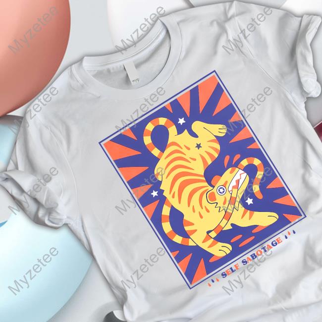 Self Sabotage Orange Colorway T Shirts