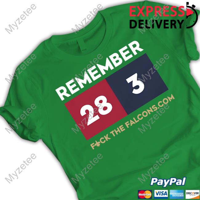 Benjamin Harrison remember 28 3 fuck the falcons shirt, hoodie