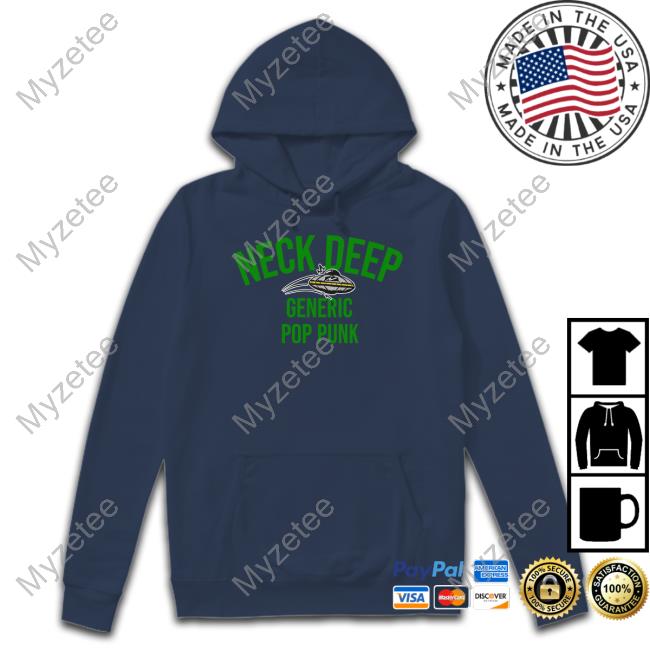 Neck Deep Merch Generic Pop Punk Alien Long Sleeved T-Shirt Neck Deep Merch Generic Pop Punk Alien Long Sleeved T-Shirt