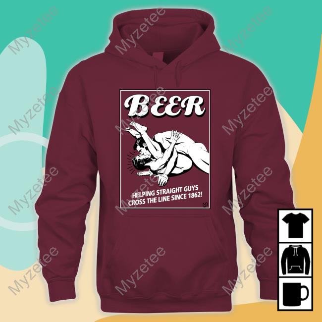 Big Head Beer Helping Straight Guys Cross The Line Since 1862 Tee Shirt Big Head Beer Helping Straight Guys Cross The Line Since 1862 Tee Shirt