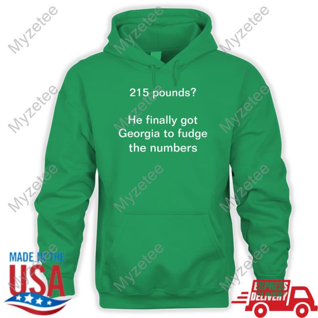 Jon Cooper 215 Pounds He Finally Got Georgia To Fudge The Numbers Tee Jon Cooper 215 Pounds He Finally Got Georgia To Fudge The Numbers Tee