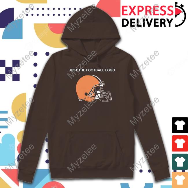 Homage Shop Cleveland Browns Just The Football Logo Long Sleeve Tee -  Shirtnewus