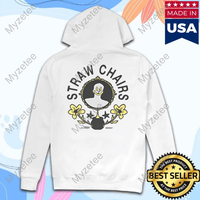 Top Straw Chairs Smiley Face Tee Shirt Top Straw Chairs Smiley Face Tee Shirt