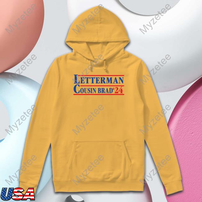 Official Letterman Cousin Brad '24 Tee Shirt Official Letterman Cousin Brad '24 Tee Shirt