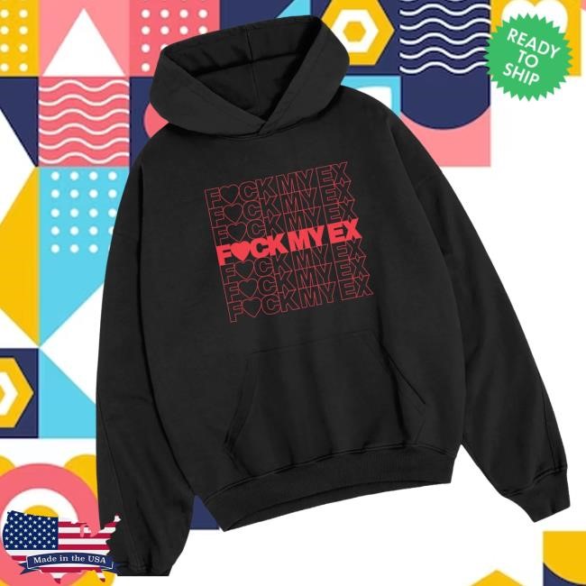 Nick Nayersina Store Official Merch Fuck My Ex Black Sweater Nick Nayersina Store Official Merch Fuck My Ex Black Sweater