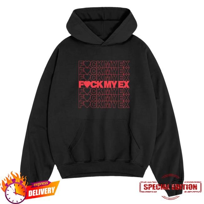Nick Nayersina Store Official Merch Fuck My Ex Black Sweater Nick Nayersina Store Official Merch Fuck My Ex Black Sweater