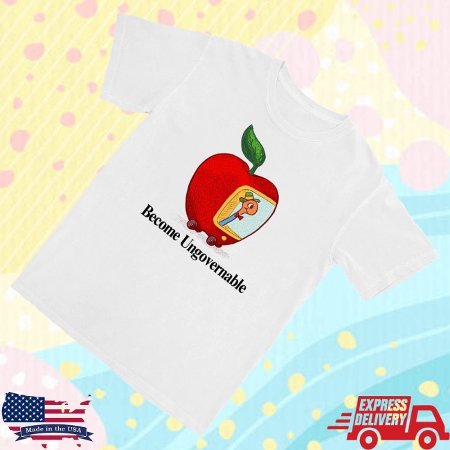 Official Shitheadsteve Merch Become Ungovernable Worm Tee - Myzetee Shop