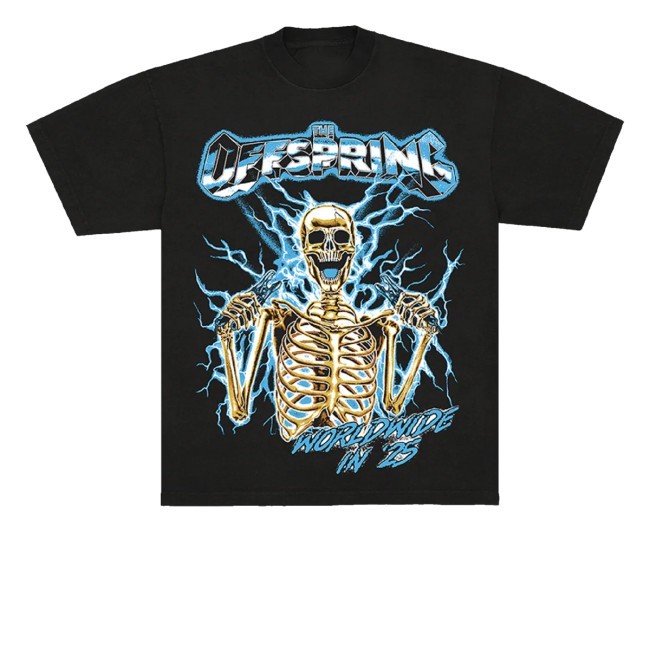 Spark Plug Skeleton 2025 Tour Youth T Shirt Offspring Merch Store - Myzetee Shop