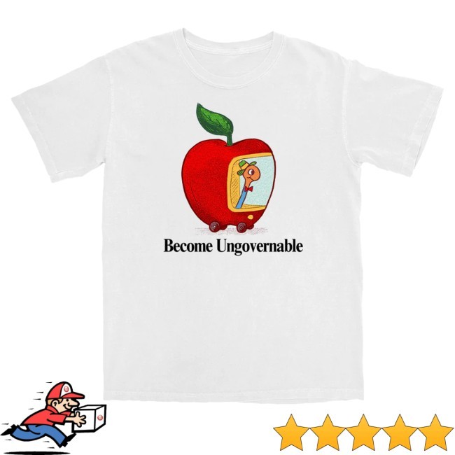 Official Shitheadsteve Merch Become Ungovernable Worm Tee - Myzetee Shop