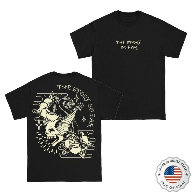 Pure Noise Records Merch The Story So Far Skull Panther Black Tee - Myzetee Shop